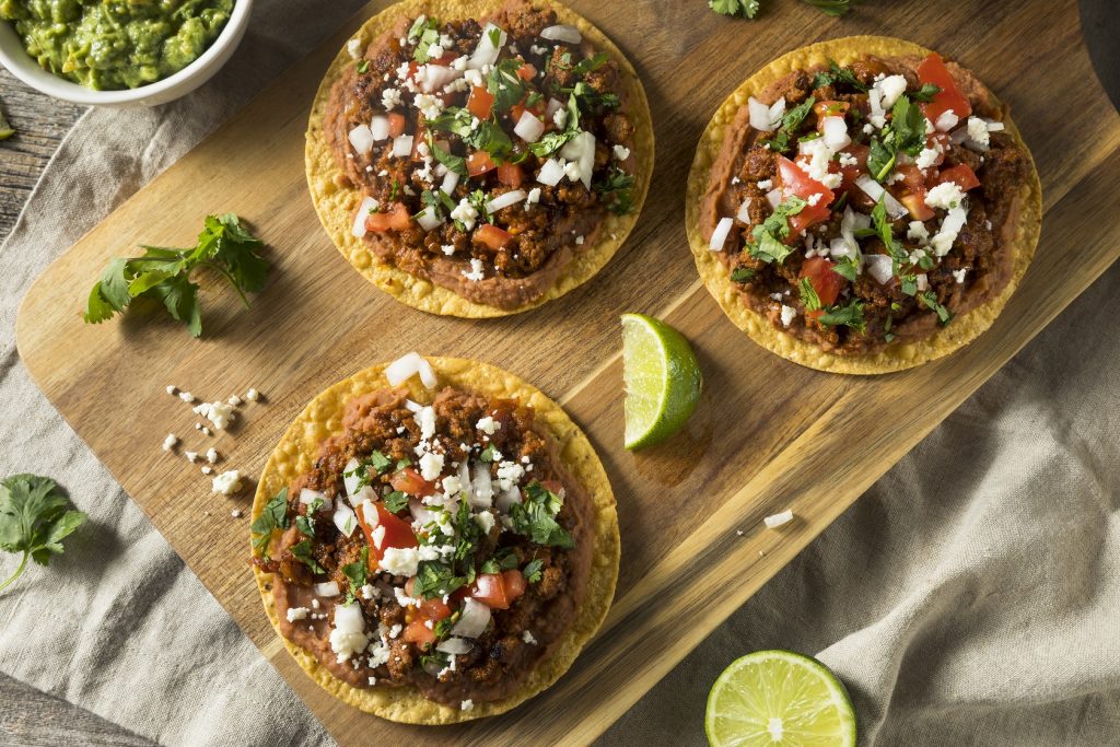 a delicious tostada 