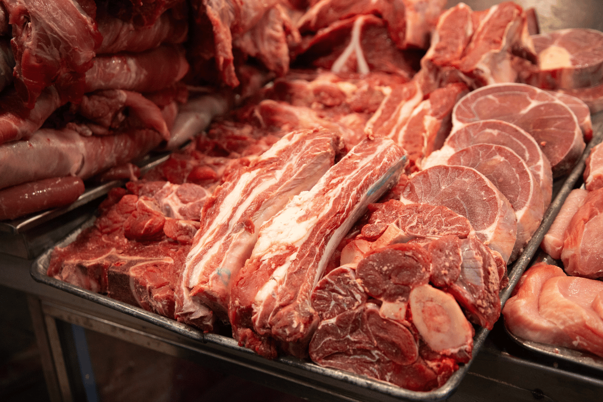 A variety of Mexican meats on a platter